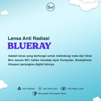 LENSA BLUERAY ANTIRADIASI